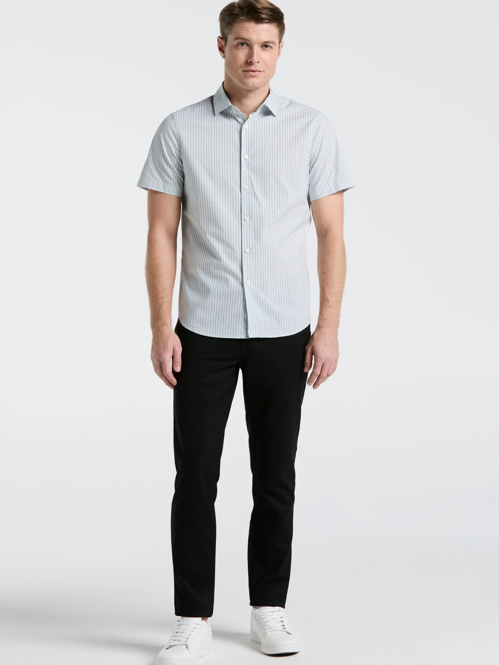 Cotton Dobby Stripe Shirt
