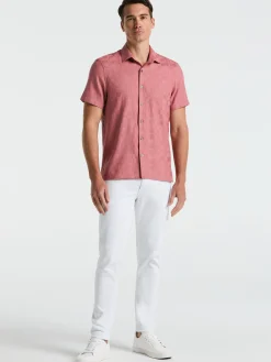 Cotton Textured Check Shirt