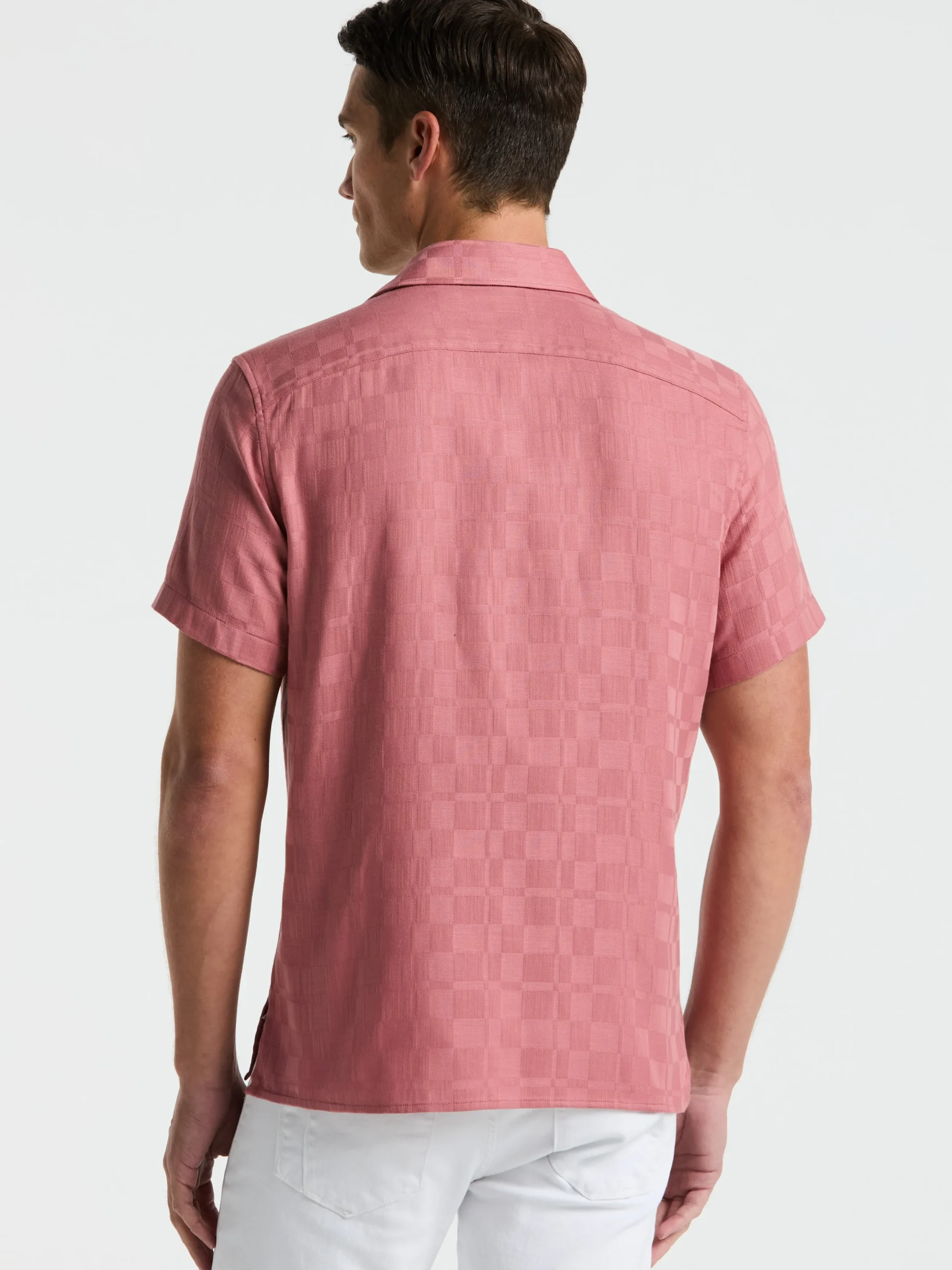 Cotton Textured Check Shirt