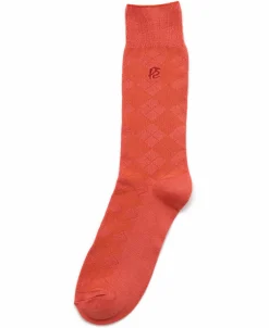 Diamond Stitch Logo Socks