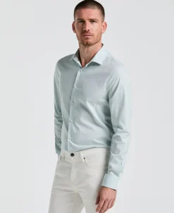 Dobby Cotton Stretch Slim Fit Shirt