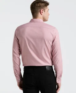 Dobby Cotton Stretch Slim Fit Shirt