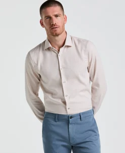 Dobby King Micro Print Dress Shirt