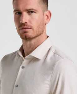 Dobby King Micro Print Dress Shirt