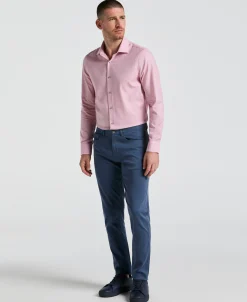 Dobby Micro Diamond Print Dress Shirt