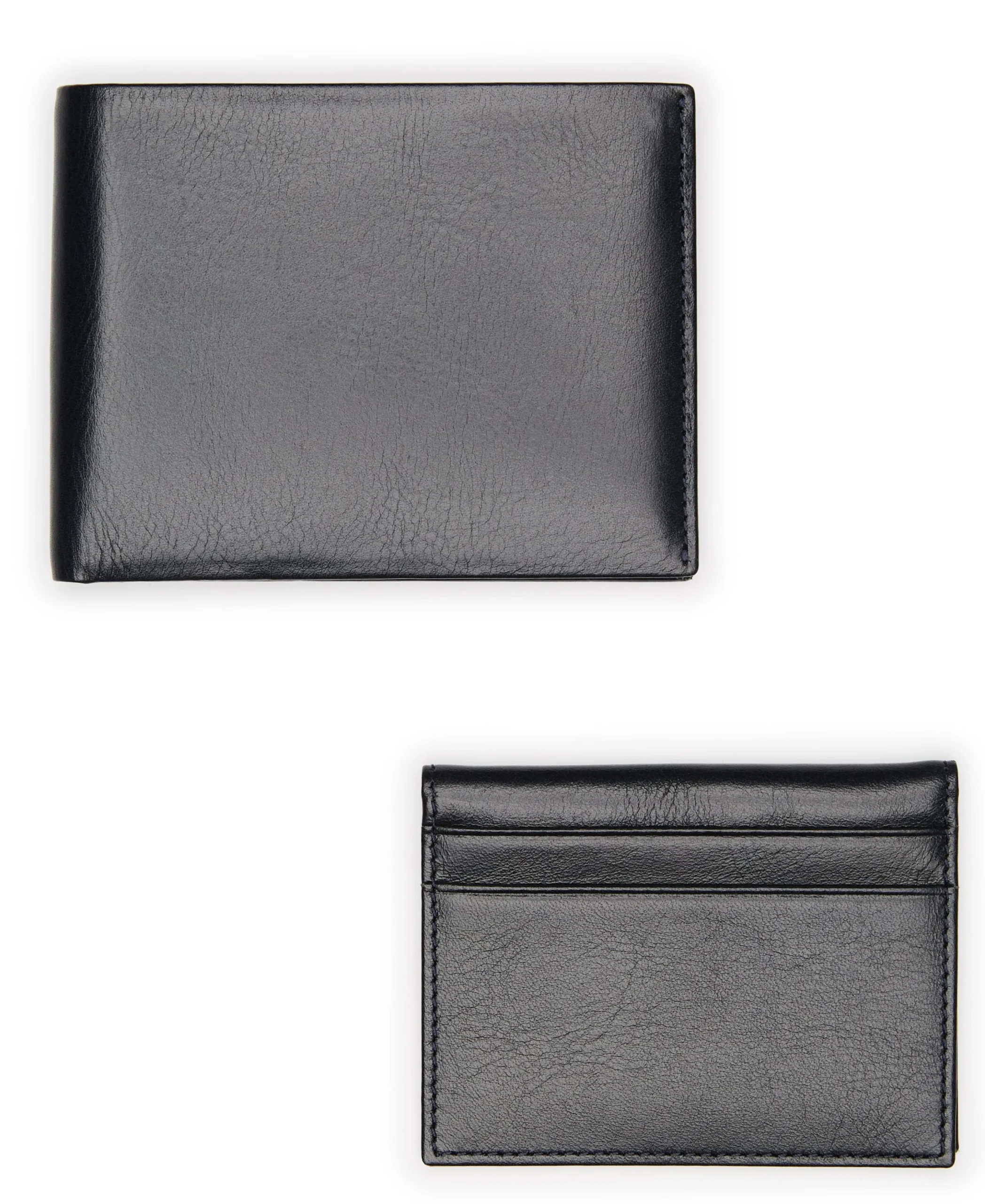 Genuine Glazed Leather Wallet