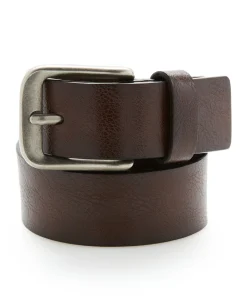 Grained Leather Belt