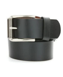 Hex Roller Buckle Leather Belt