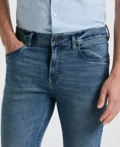 Medium Wash Indigo 5 Pocket Denim Pant