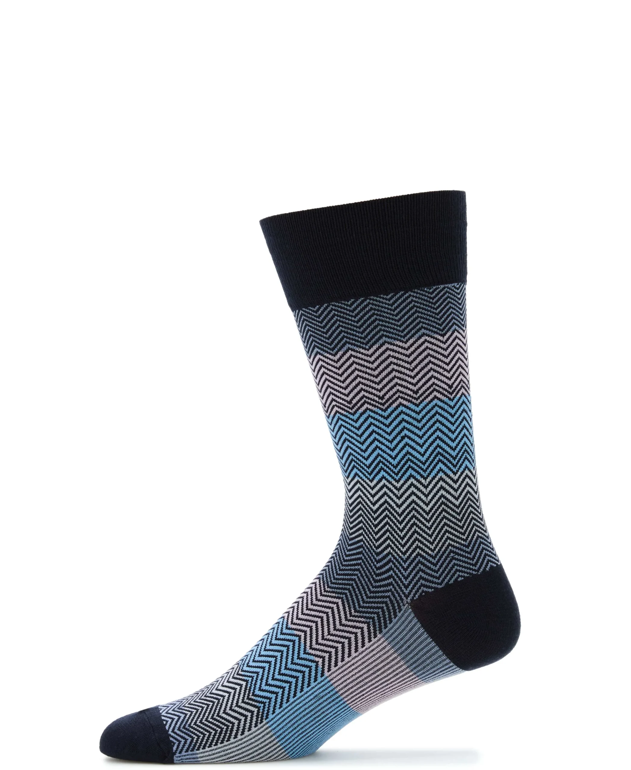 Multi Colored Herringbone Logo Socks