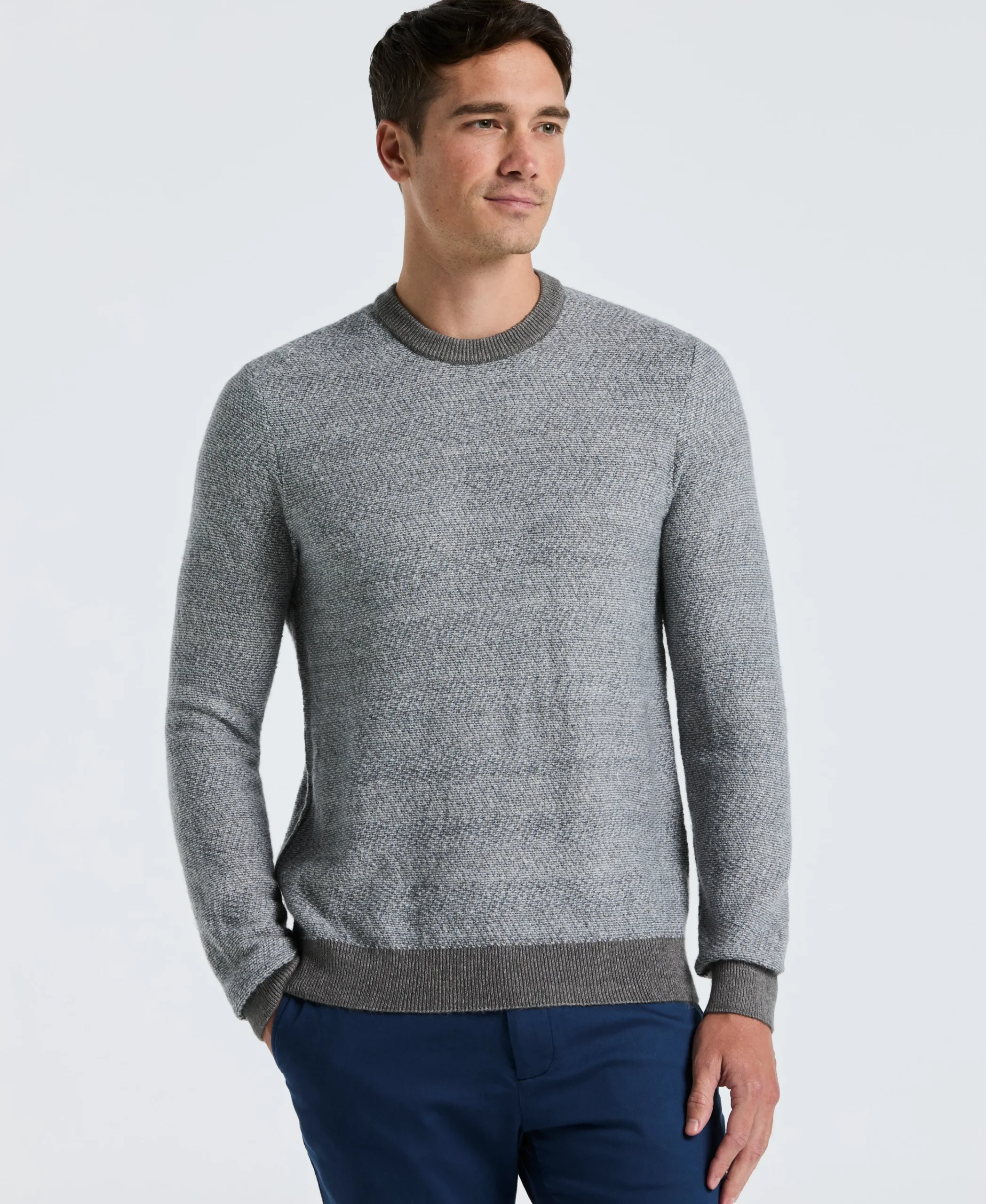 NEW! Herringbone Crew Neck Sweater