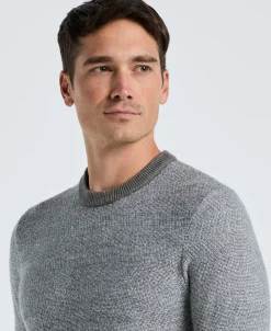 NEW! Herringbone Crew Neck Sweater