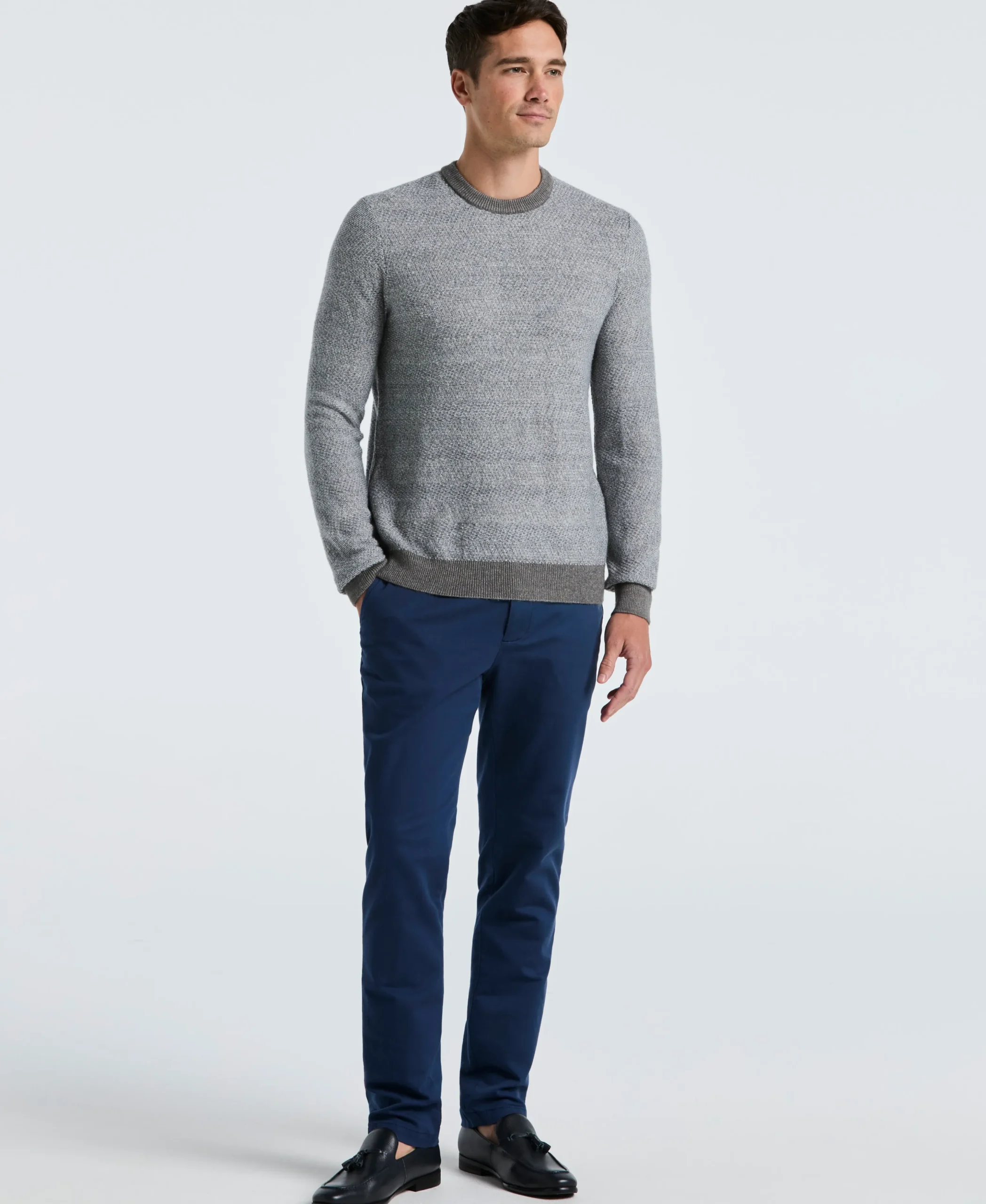 NEW! Herringbone Crew Neck Sweater