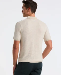 NEW! Mini Geo Jacquard Polo Sweater