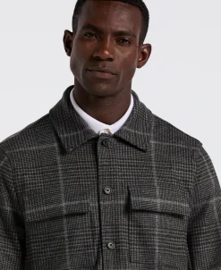 NEW! Plaid Print Knit Short Jacket