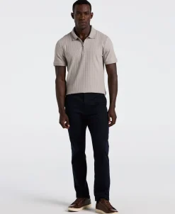 NEW! Ribbed Quarter Zip Polo