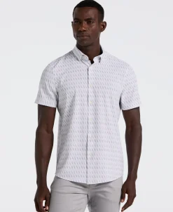 NEW! Slim Fit Geo Print Shirt