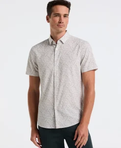 NEW! Slim Fit Linear Floral Shirt