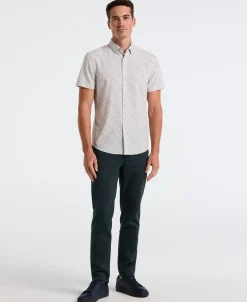 NEW! Slim Fit Linear Floral Shirt