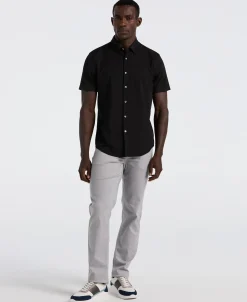 NEW! Slim Fit Ribbed Short Sleeve Shirt