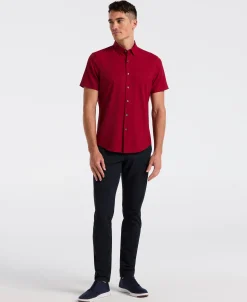 NEW! Slim Fit Total Stretch Solid Shirt