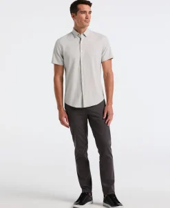 NEW! Slim Fit Total Stretch Solid Shirt