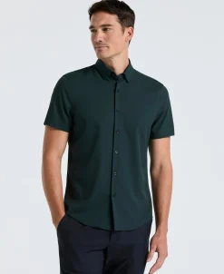 NEW! Slim Fit Total Stretch Solid Shirt