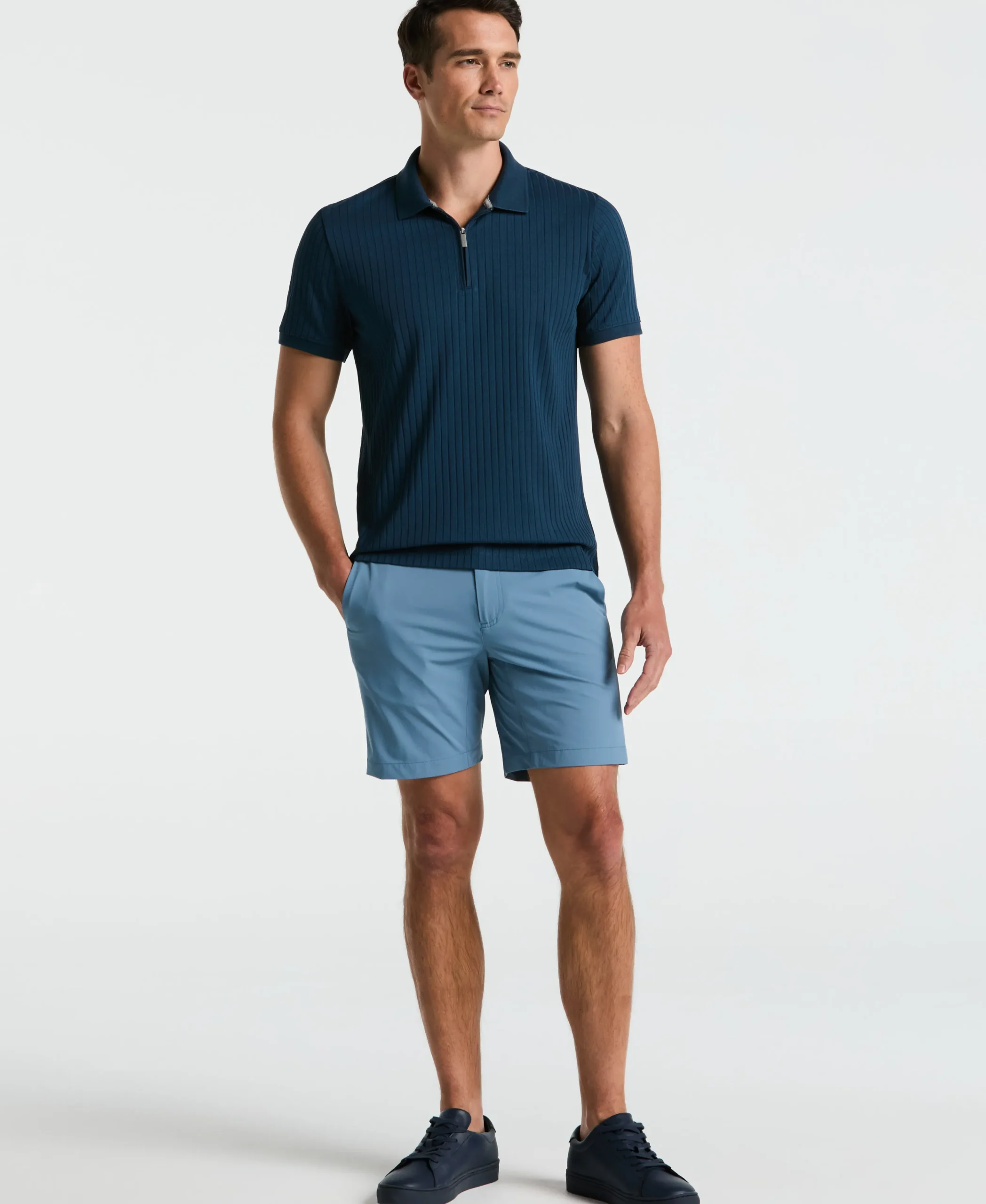NEW! Stretch Solid Tech Short