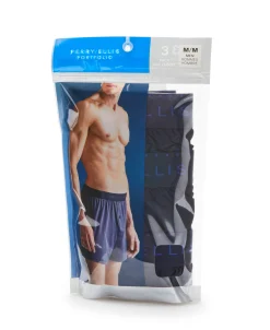 3-Pack Navy Solid Luxe Boxer Short
