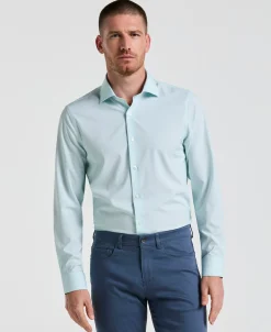 Performance Tech Geo Print Dress Shirt