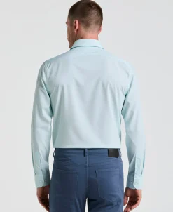 Performance Tech Geo Print Dress Shirt