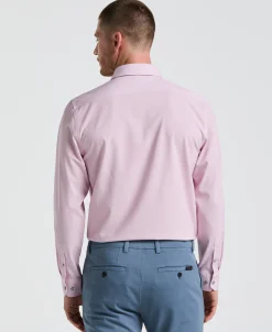 Performance Tech Geo Print Dress Shirt