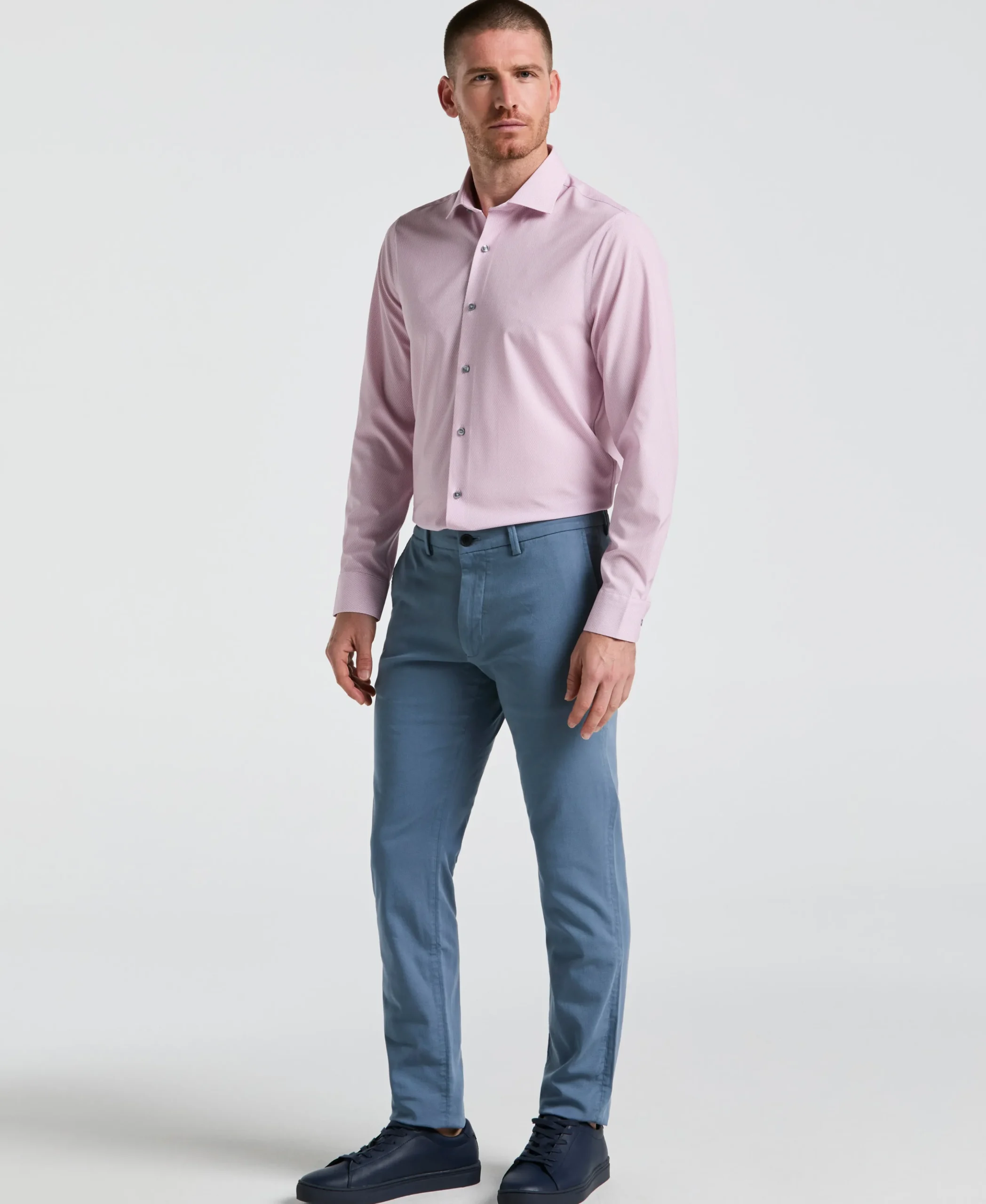 Performance Tech Geo Print Dress Shirt