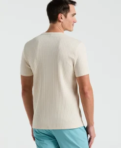 Ribbed Crew Neck Tee