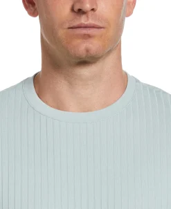 Ribbed Crew Neck Tee