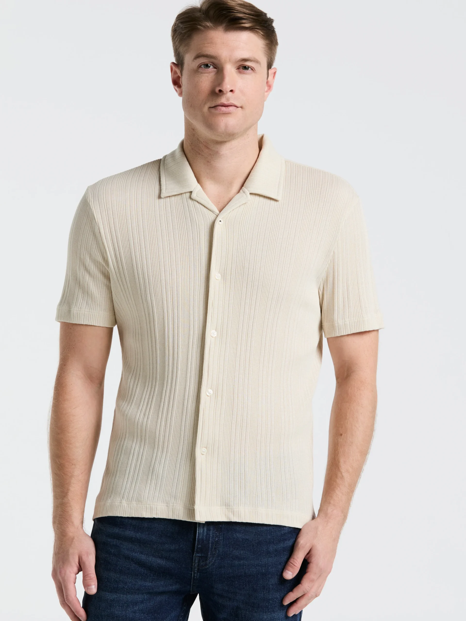 Ribbed Stripe Shirt