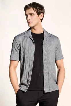 Ribbed Stripe Shirt