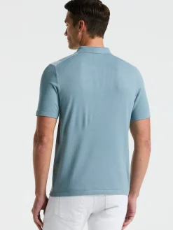 Short Sleeve Tech Stretch Zip Polo