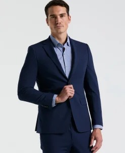 Skinny Fit Mini Houndstooth Suit Jacket