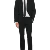 Slim Fit Black Stretch Tuxedo