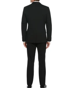 Slim Fit Black Stretch Tuxedo