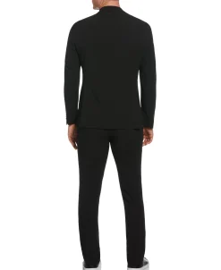 Slim Fit Black Tech Suit