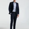 Slim Fit Blue Pinstripe Suit