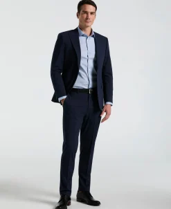 Slim Fit Blue Pinstripe Suit