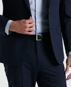 Slim Fit Blue Pinstripe Suit