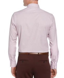 Slim Fit Button-Down Stretch Gingham Dress Shirt