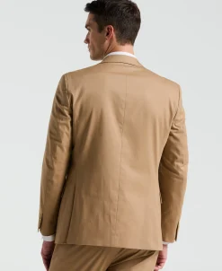 Slim Fit Cotton Blend Suit Jacket