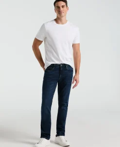 Slim Fit Dark Wash Indigo 5-Pocket Denim Jeans