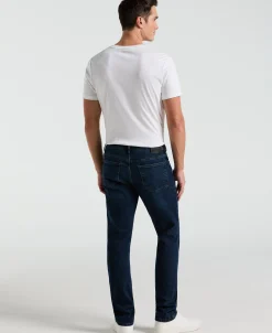 Slim Fit Dark Wash Indigo 5-Pocket Denim Jeans