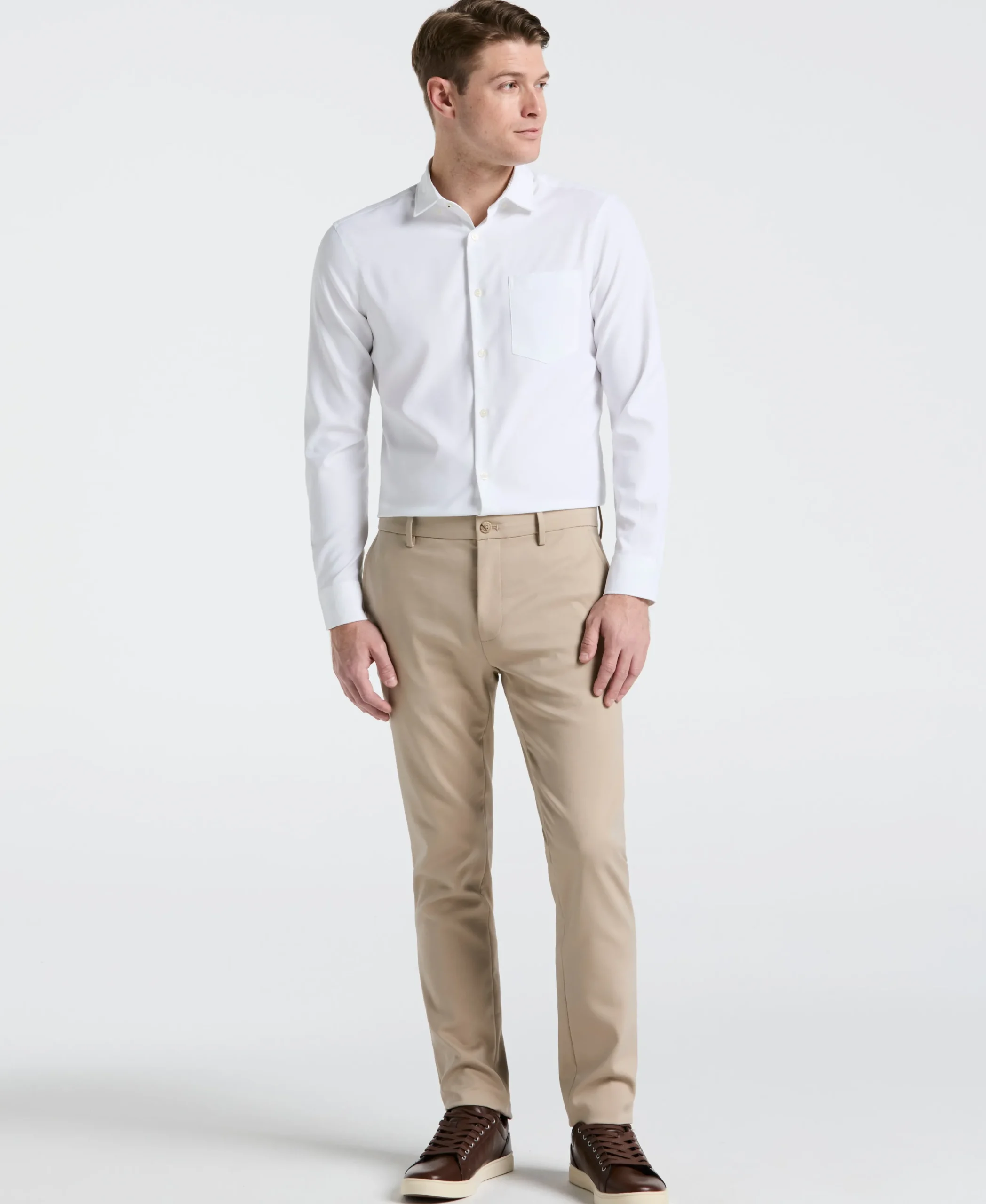 Slim Fit Double Cloth Chino Pant